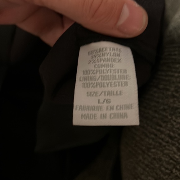 Black Sweetheart Neckline Dress in Satin Size L NWT - Picture 7 of 8